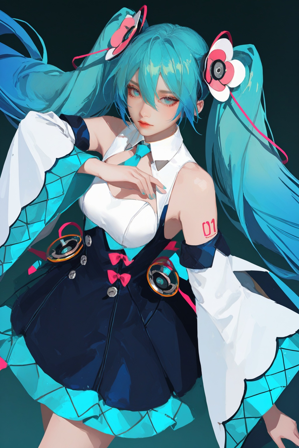 magical mirai miku \(2021\),  vocaloid,  1girl on Tensor.Art