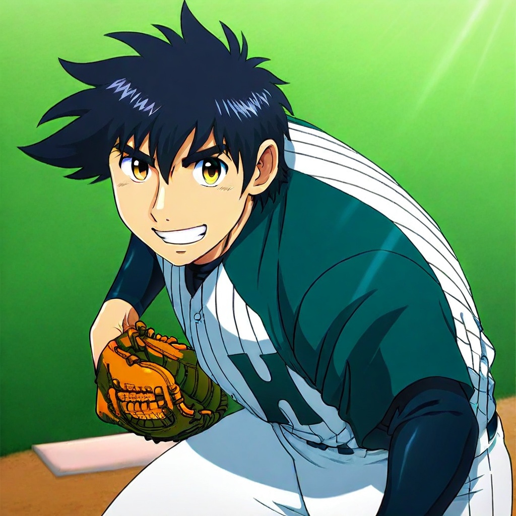goro shigeno,  1boy,  ball on Tensor.Art