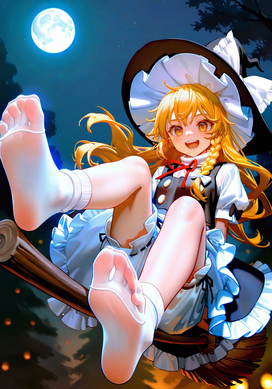 1girl,  solo,  kirisame marisa on Tensor.Art