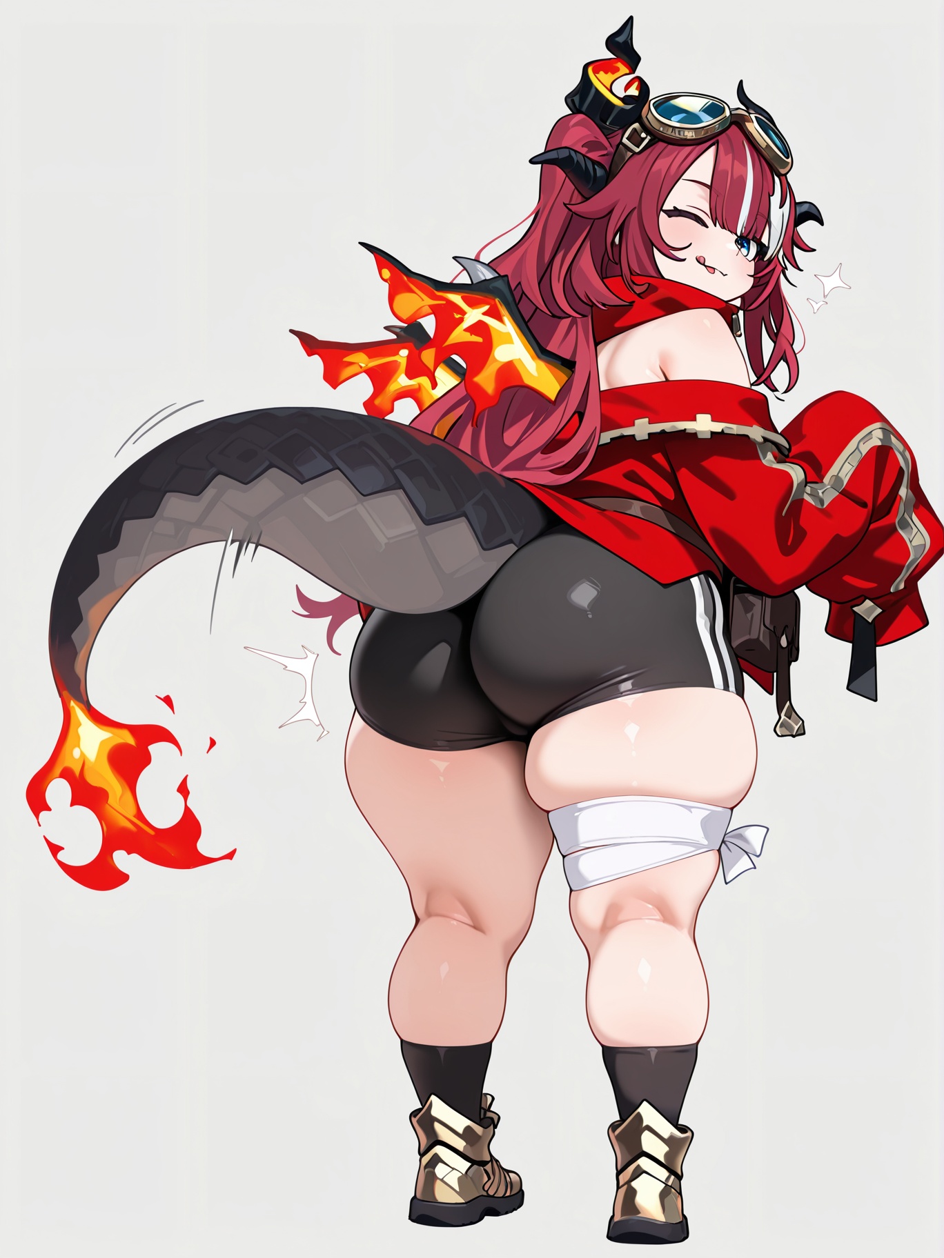 plump,  thick thighs,  wide hips on Tensor.Art