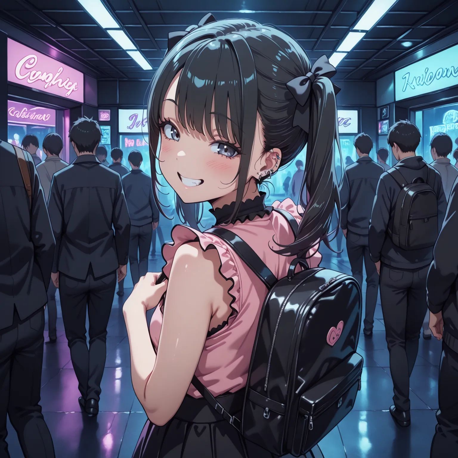 1girl,  twintails,  jirai kei on Tensor.Art