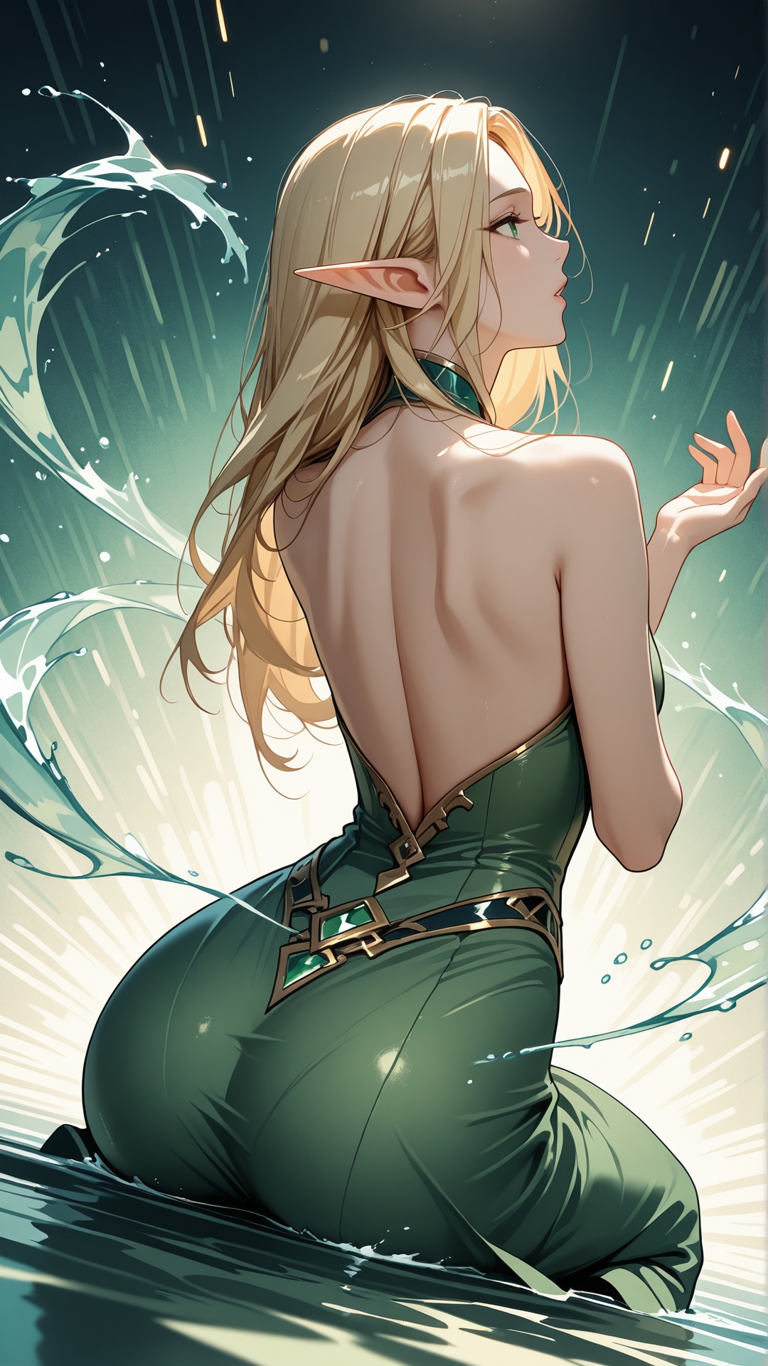 1girl,  milf,  high elf on Tensor.Art
