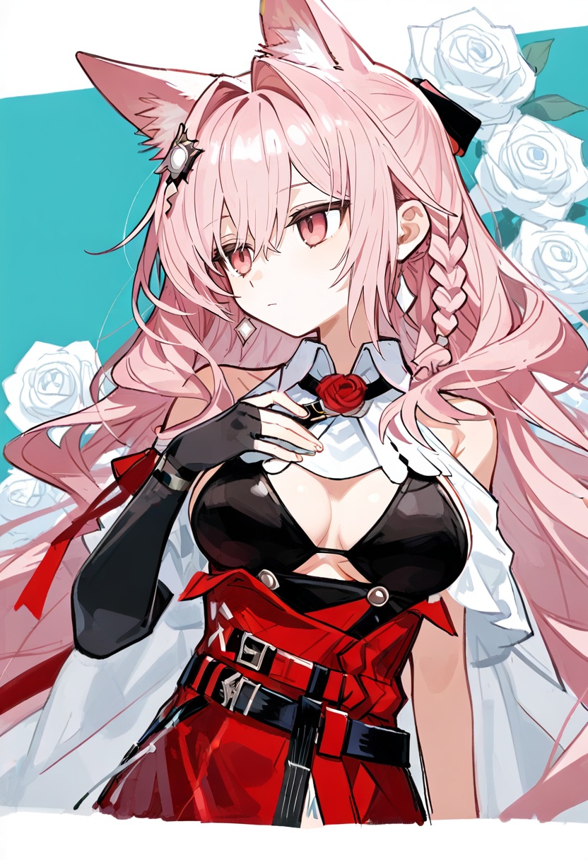 1girl,  pozyomka \(arknights\),  arknights on Tensor.Art