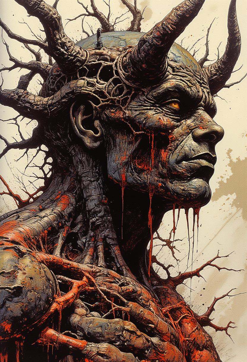 The thing,  art by YOSHITAKA AMANO,  Yoji Shinkawa on Tensor.Art