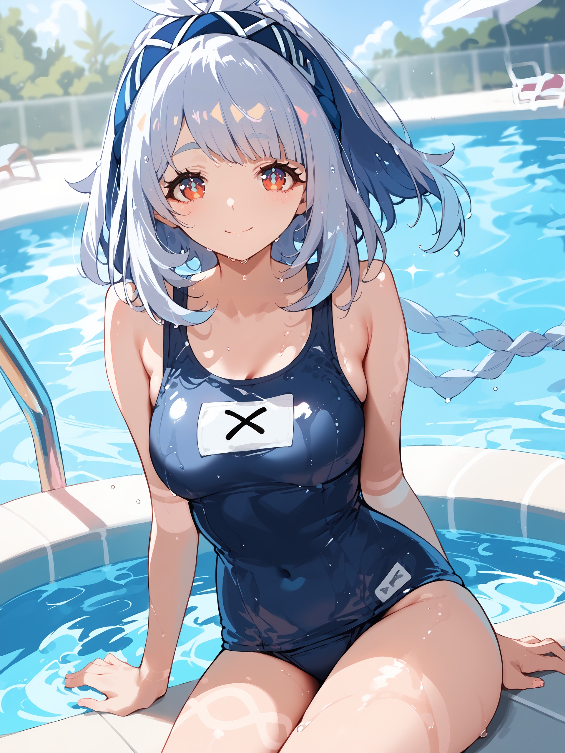 1girl,  mualani \(genshin impact\),  bow hairband on Tensor.Art
