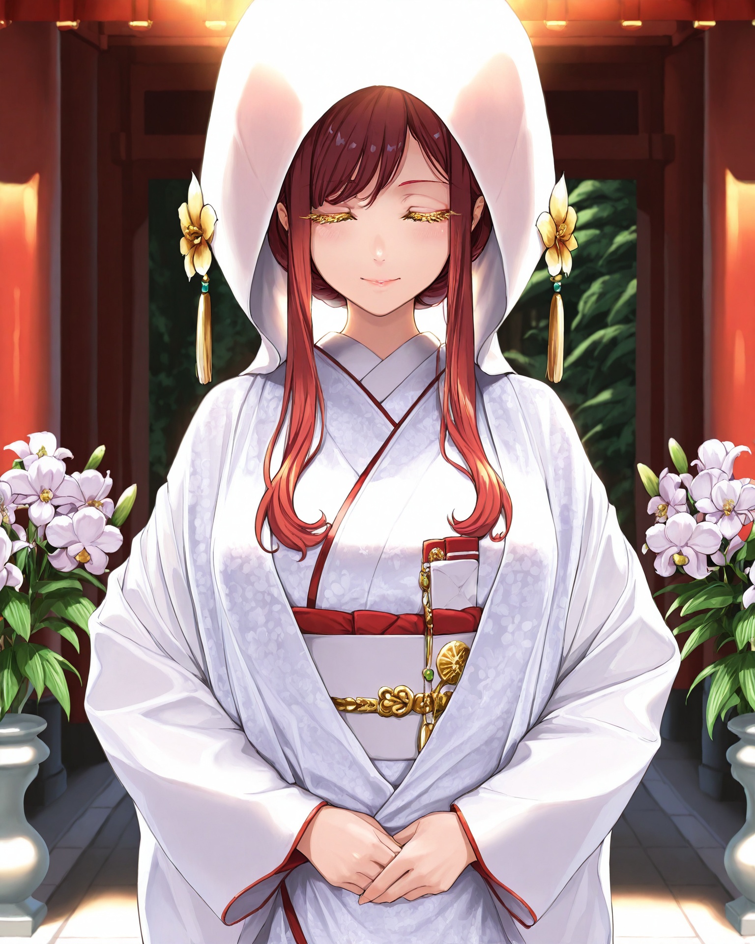 1girl,  shiromufa,  red hair on Tensor.Art