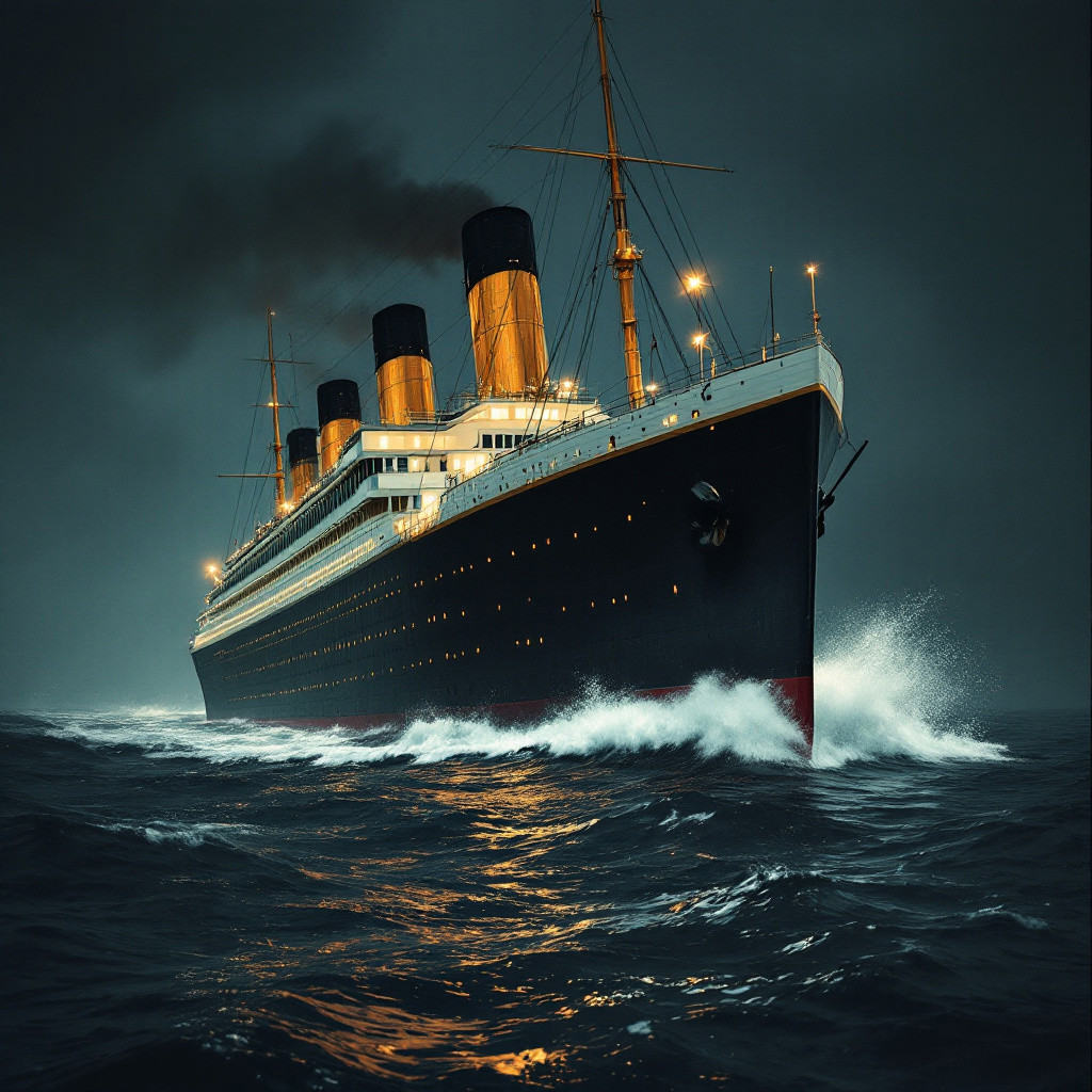 Photo of the Titanic. on Tensor.Art
