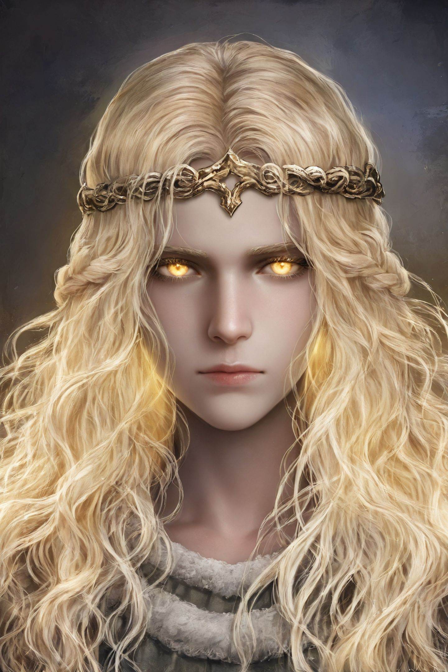miquella \(elden ring\),  blonde hair,  solo on Tensor.Art