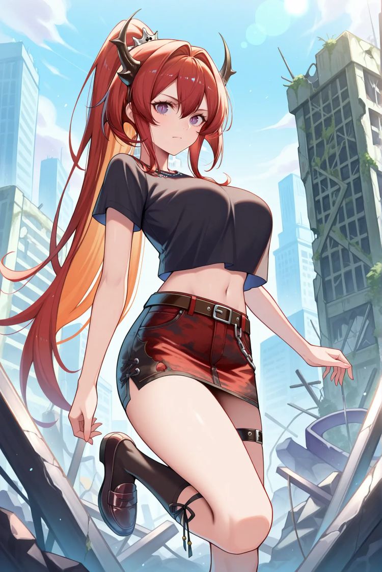 Surtr | Arknights | Pony XL | 3 Outfits by reprinter on Tensor.Art