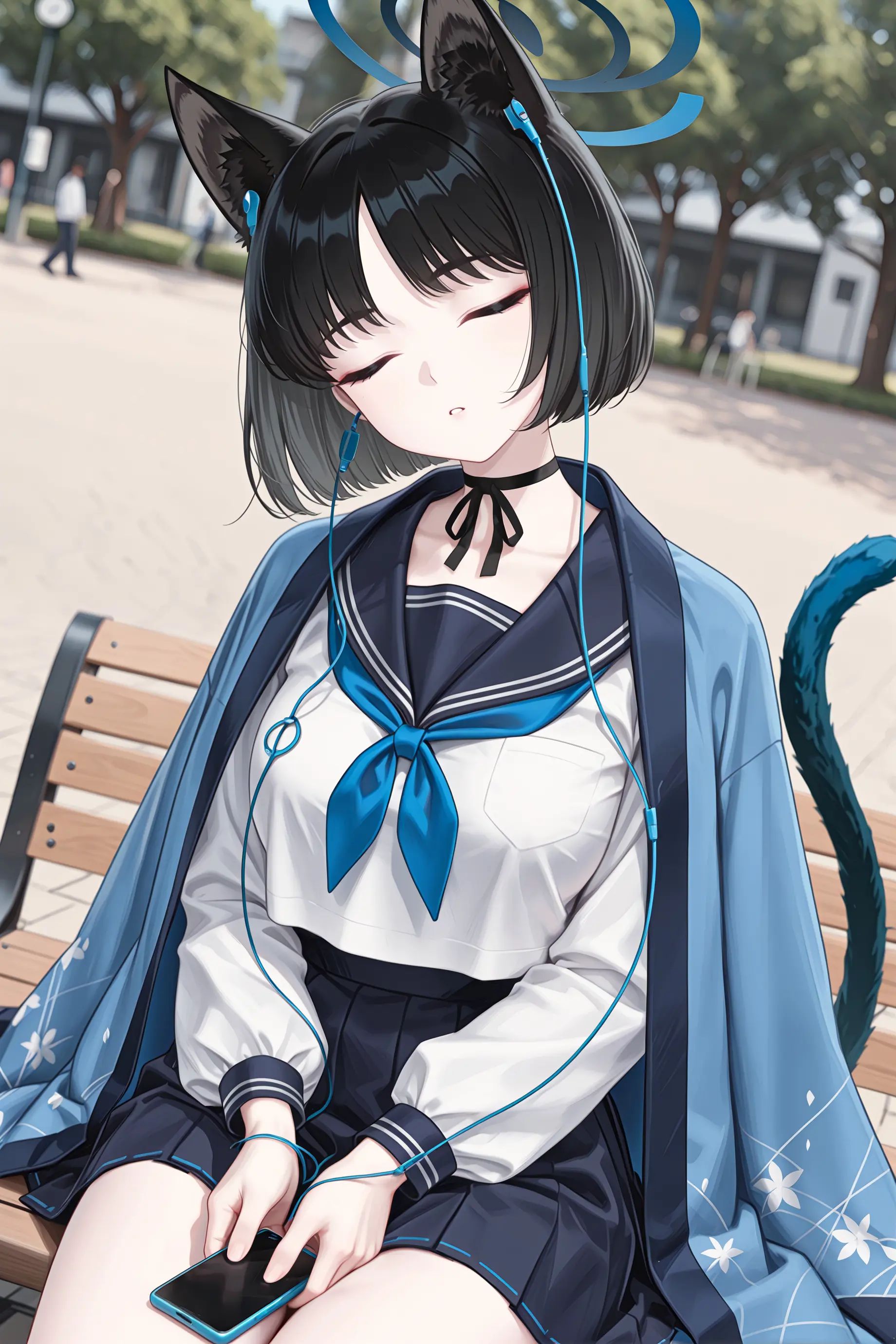 1girl,  solo,  kikyou \(blue archive\) on Tensor.Art