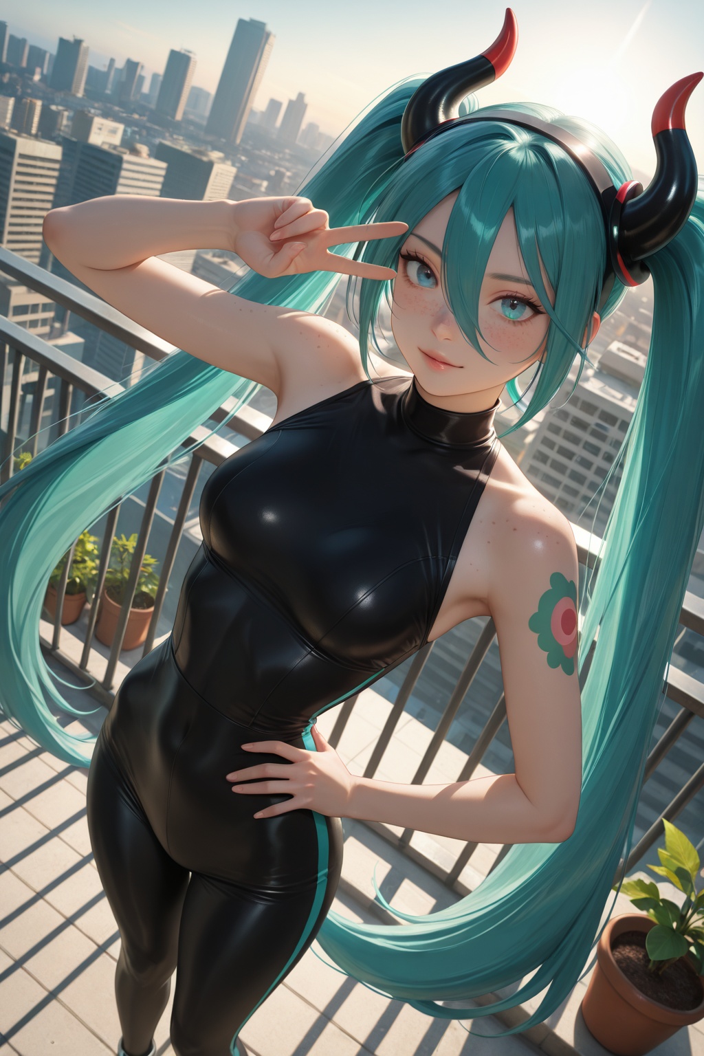 dynamic_pose,  dutch angle,  exaggerated perspective on Tensor.Art