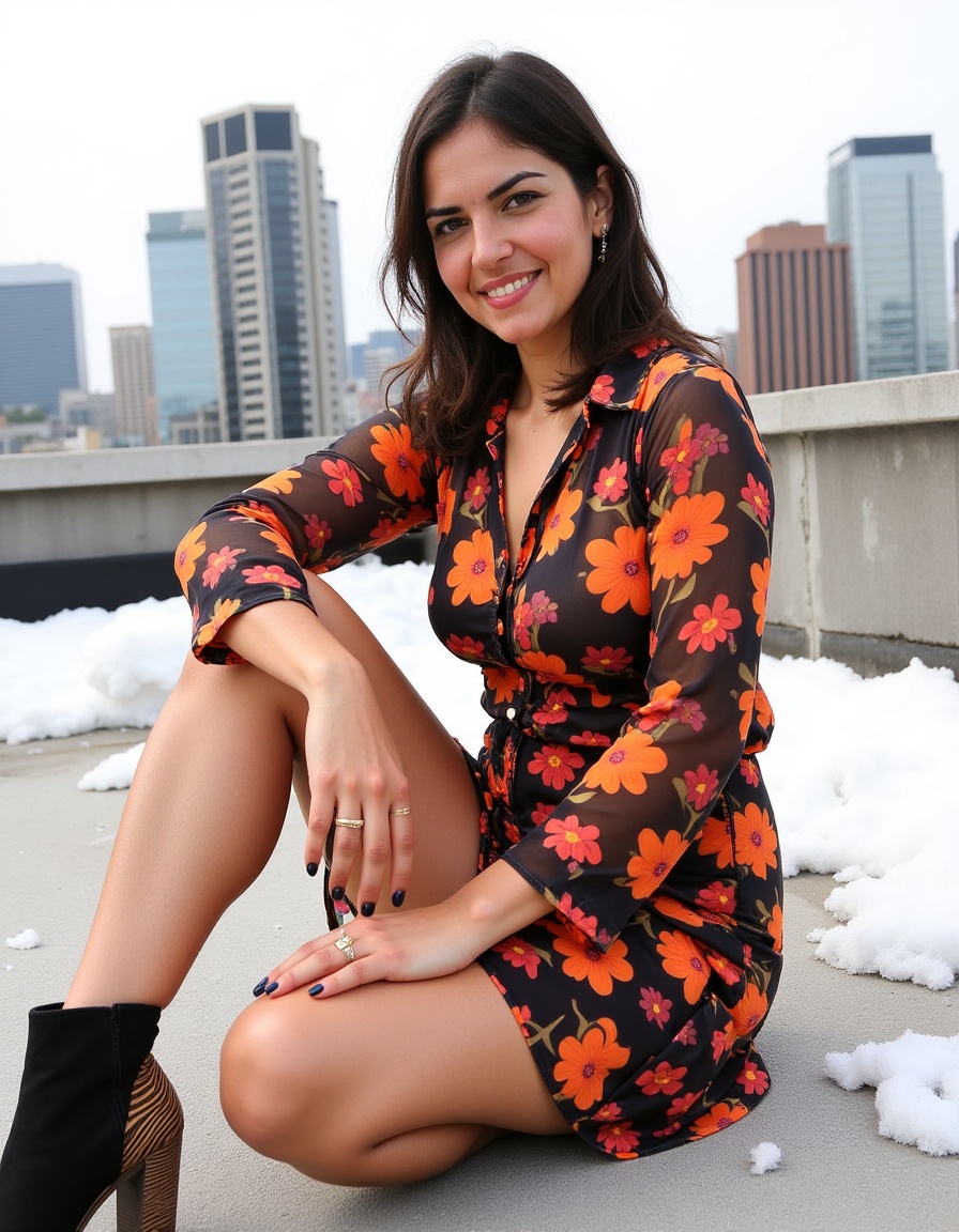 Urban fashion model,  25-30 years old,  Latin-American ethnicity on Tensor.Art