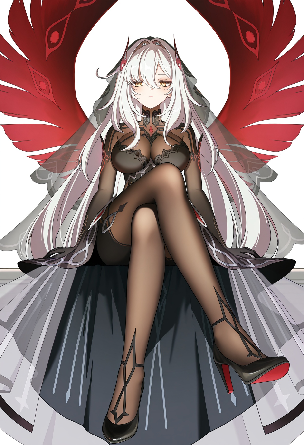 Ronova \(Genshin Impact\),  solo,  veil on Tensor.Art