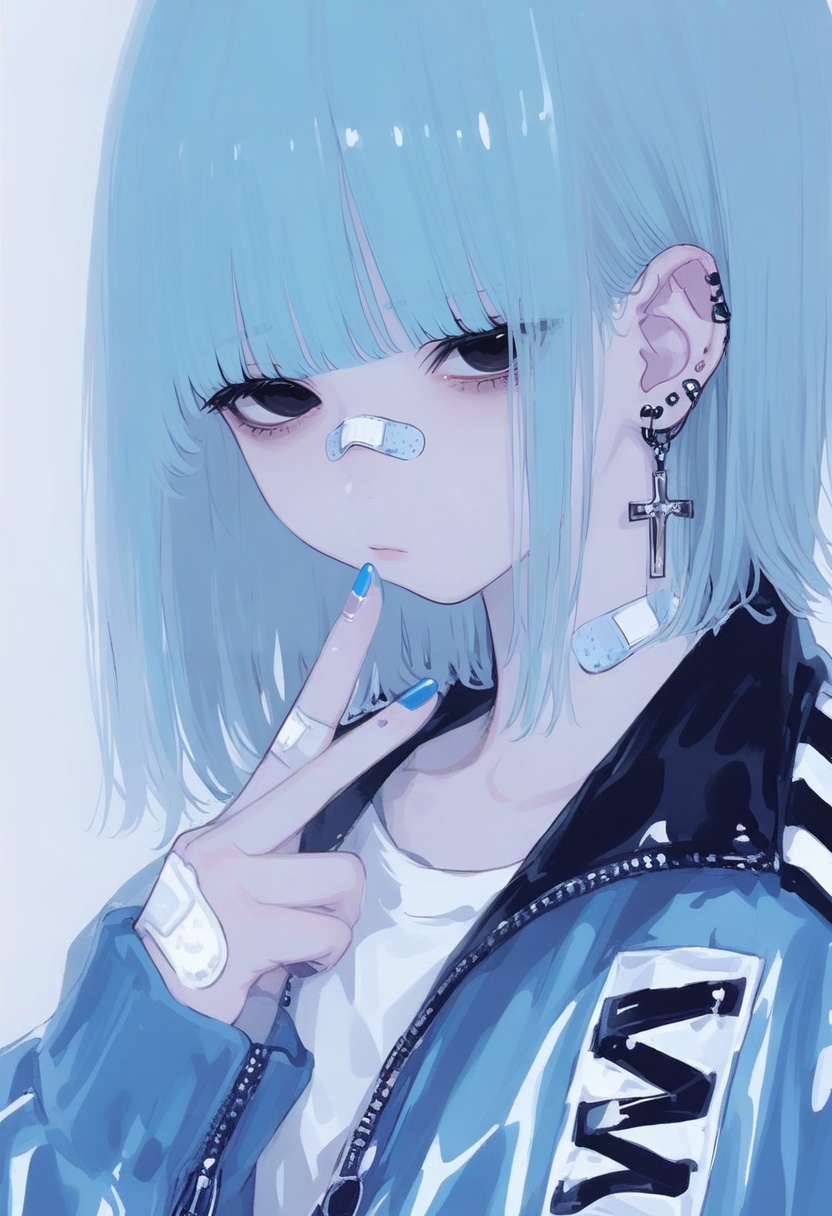 1girl,  solo,  jewelry on Tensor.Art