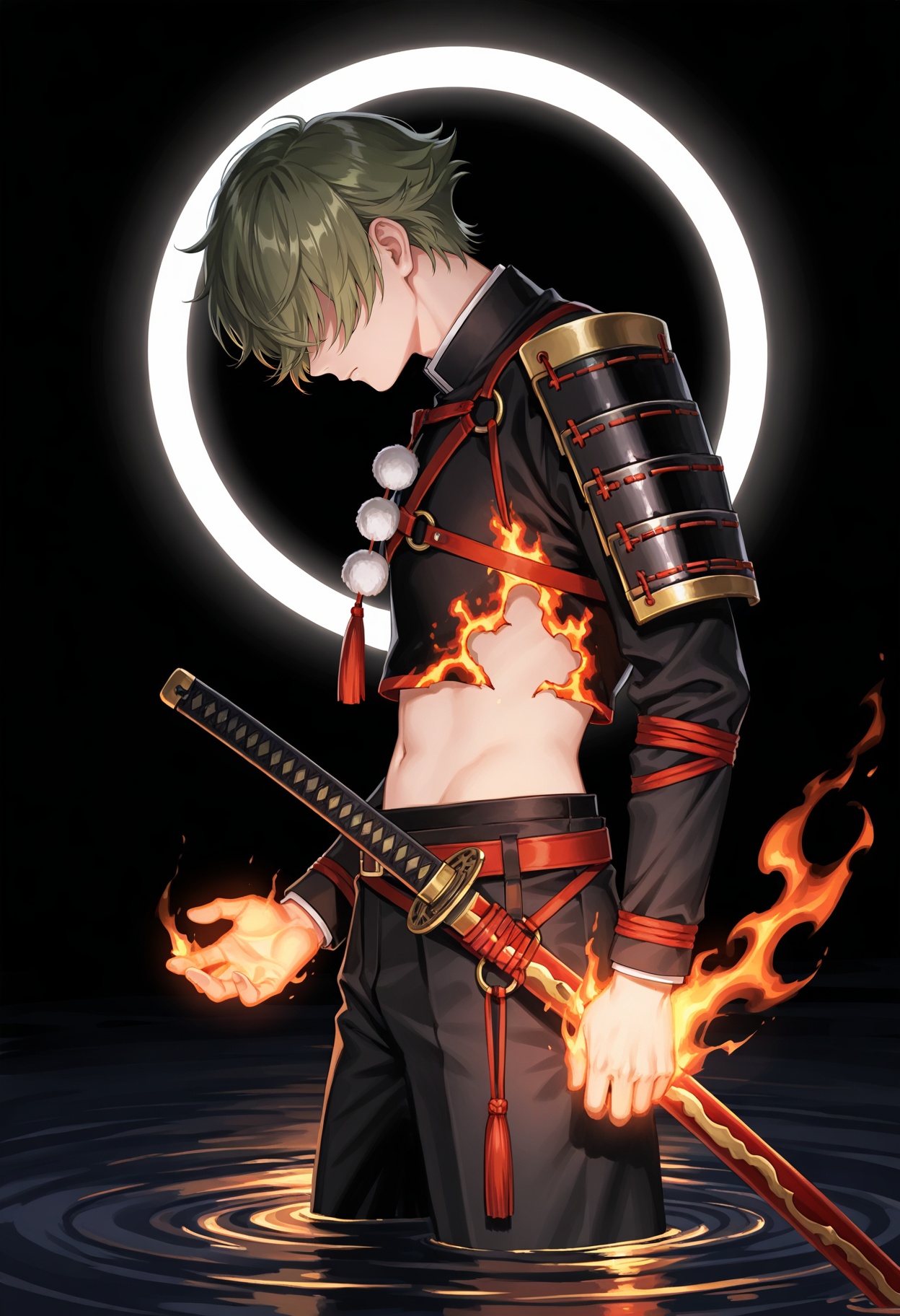 uguisumaru,  1boy,  armor on Tensor.Art