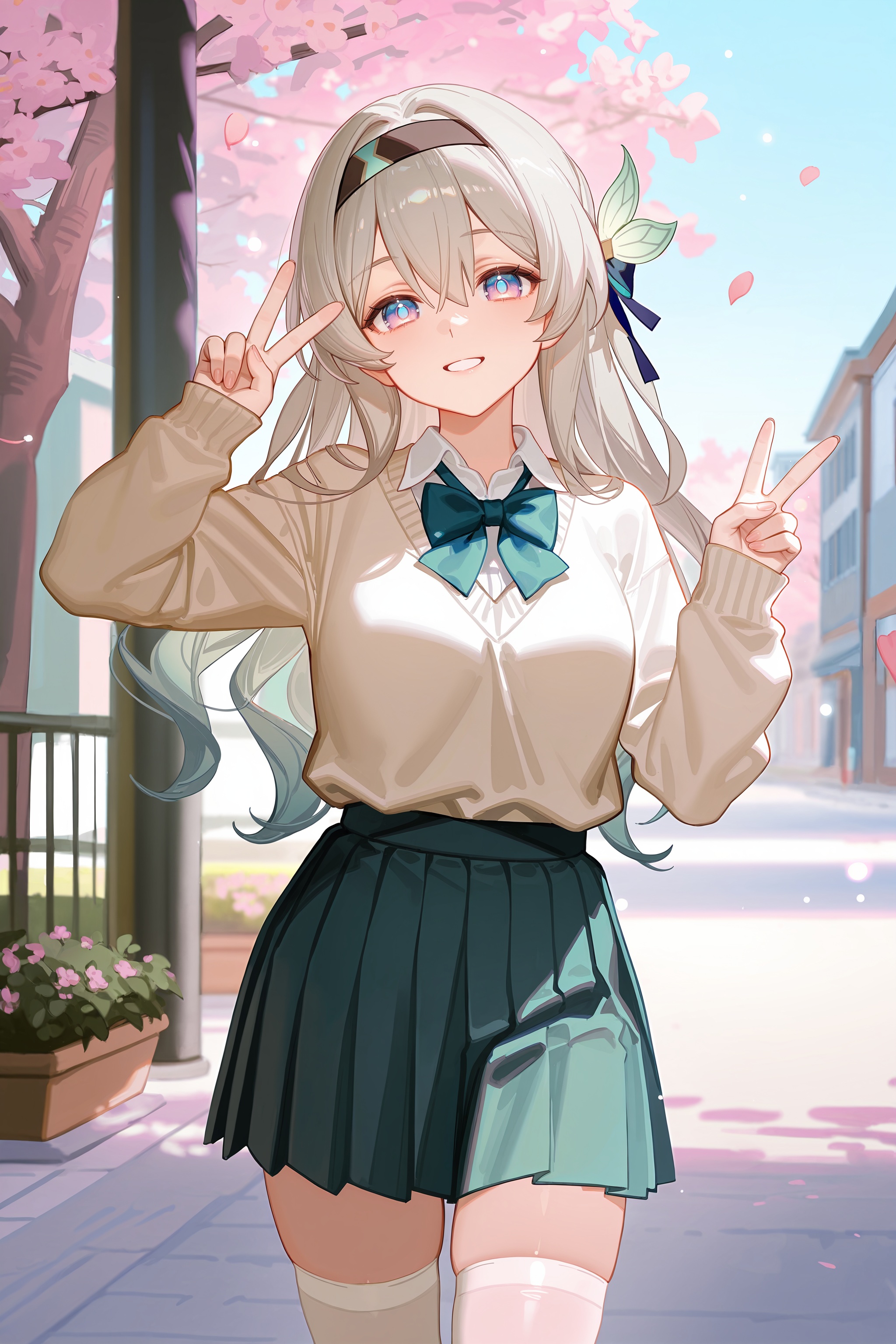 1girl,  firefly \(honkai: star rail\),  hairband on Tensor.Art