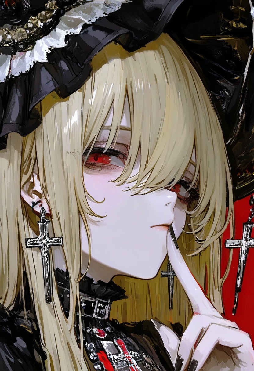 1girl,  cross,  solo on Tensor.Art