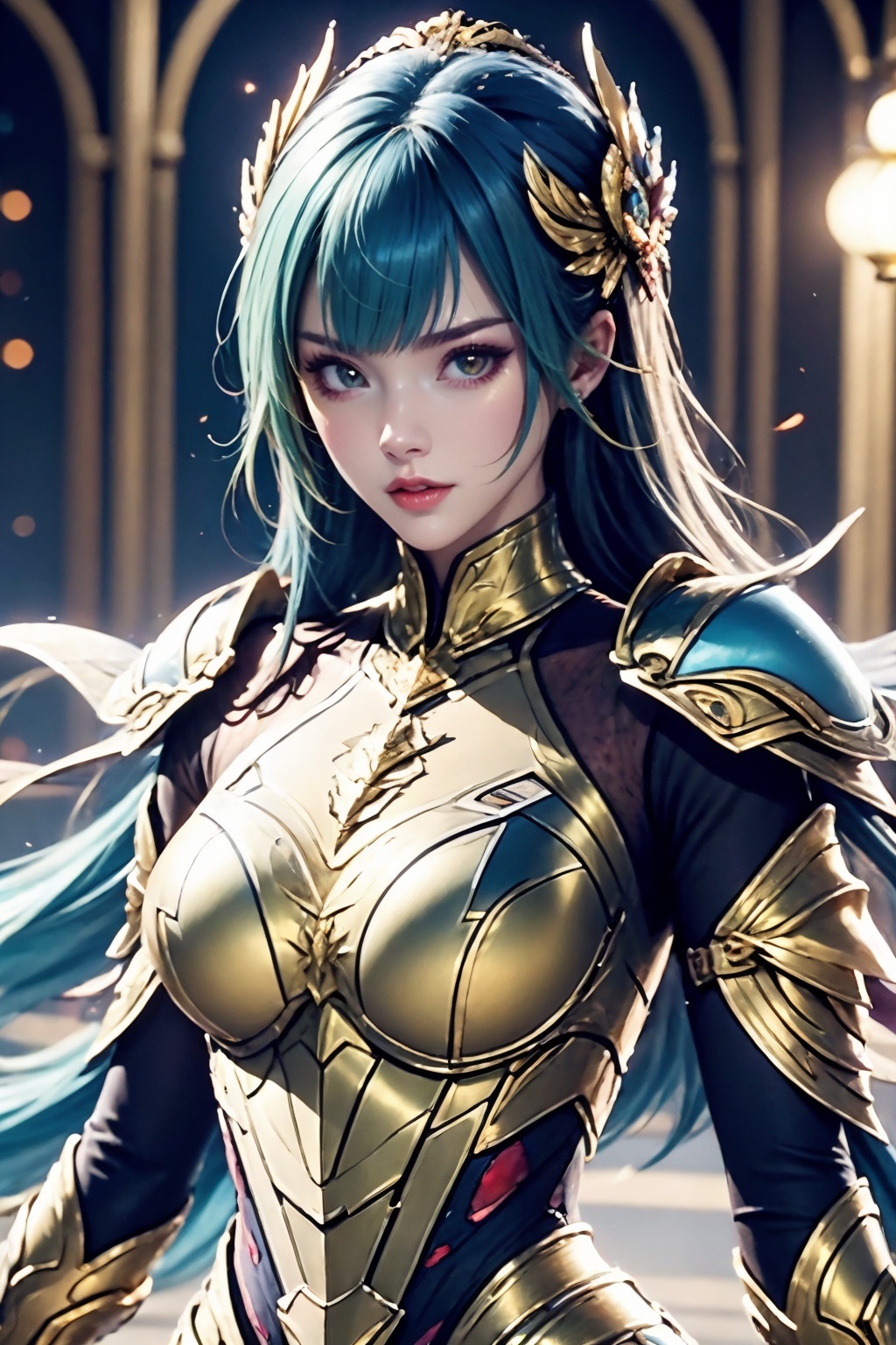 1girl,upper body,armor,