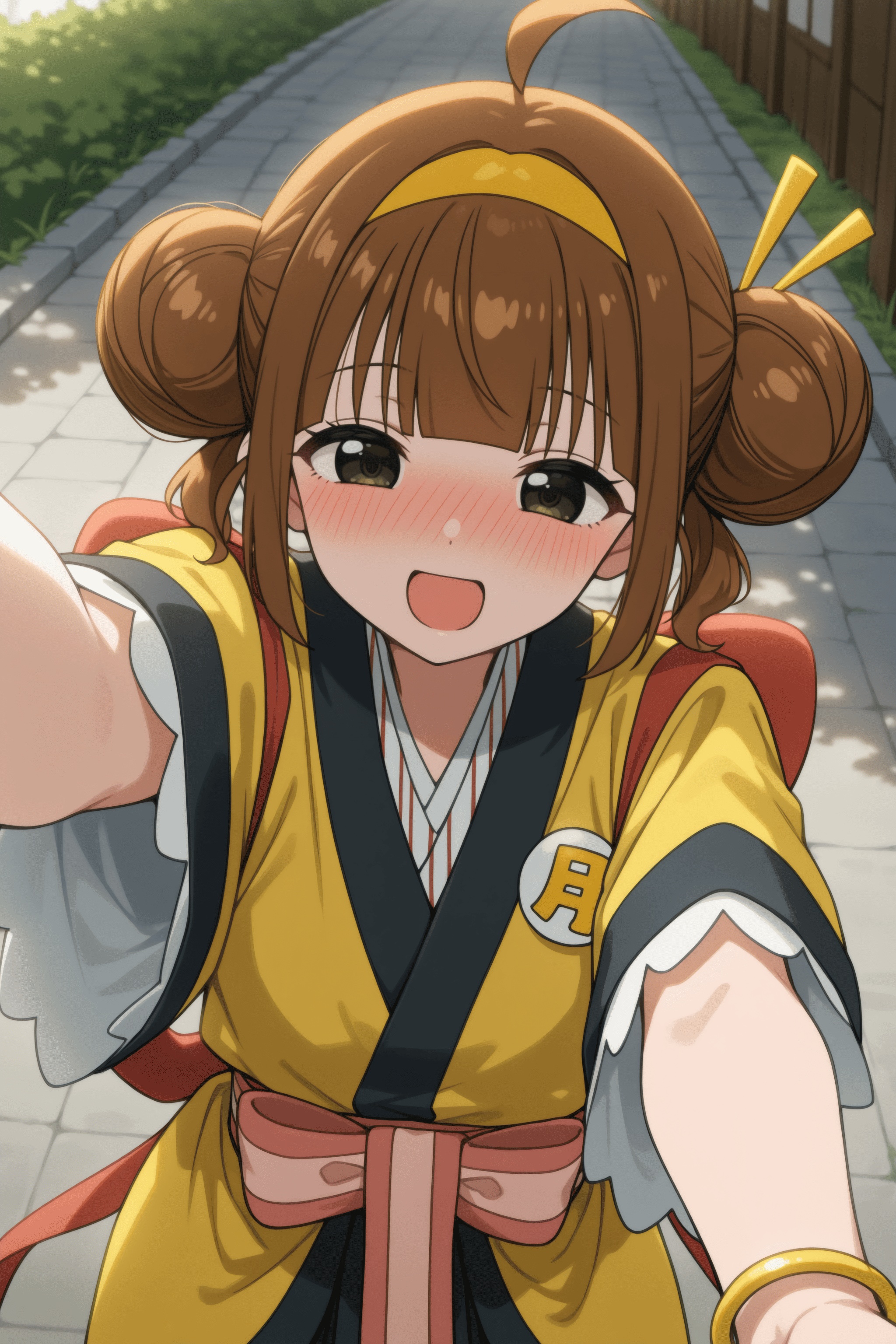 1girl,  imadake tsukimi tabemi,  brown hair on Tensor.Art