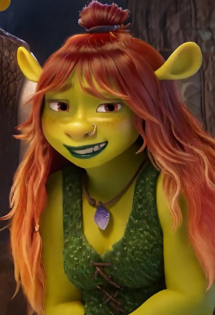 felicia_shrk5,  1girl,  female ogre on Tensor.Art