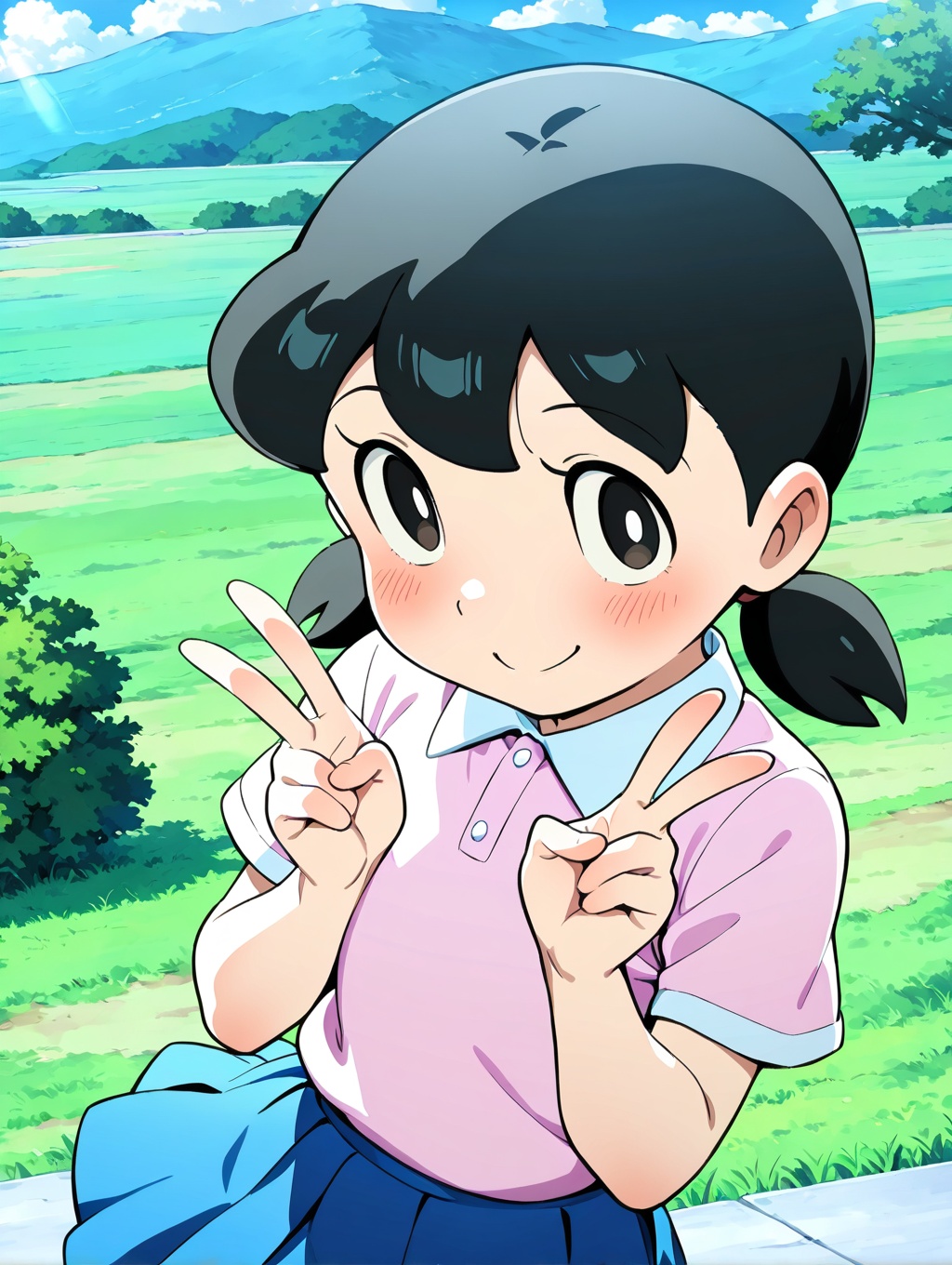 minamoto shizuka,  1girl,  solo on Tensor.Art