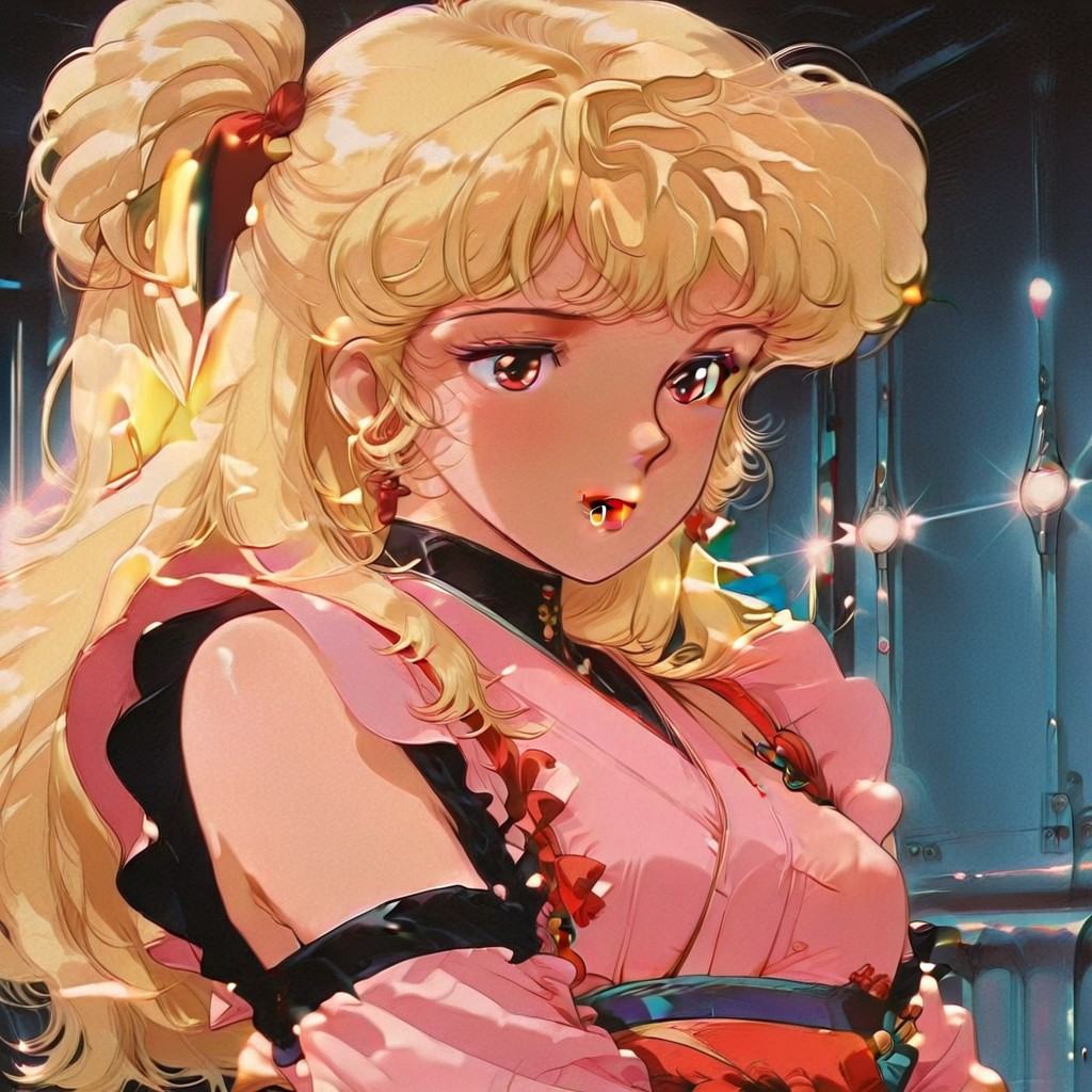 retro artstyle,  1girl,  solo on Tensor.Art