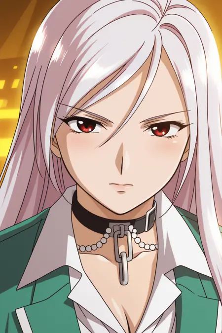 anime coloring,  upper body,  Moka Akashiya on Tensor.Art