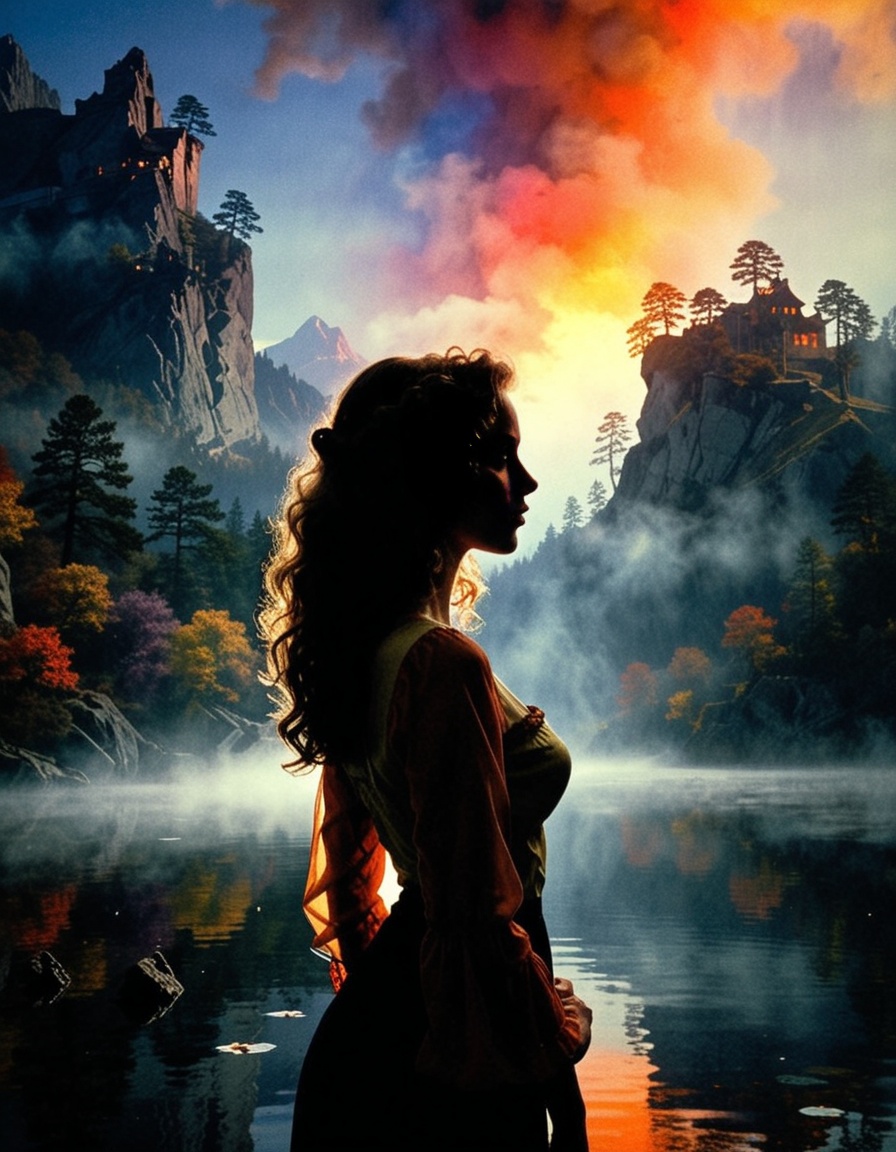 OhSoWeird,  SuspiriaStyle,  the lady of the lake on Tensor.Art