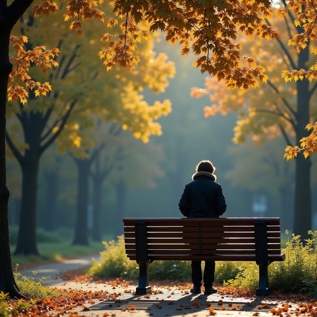 A person standing by a bench on Tensor.Art