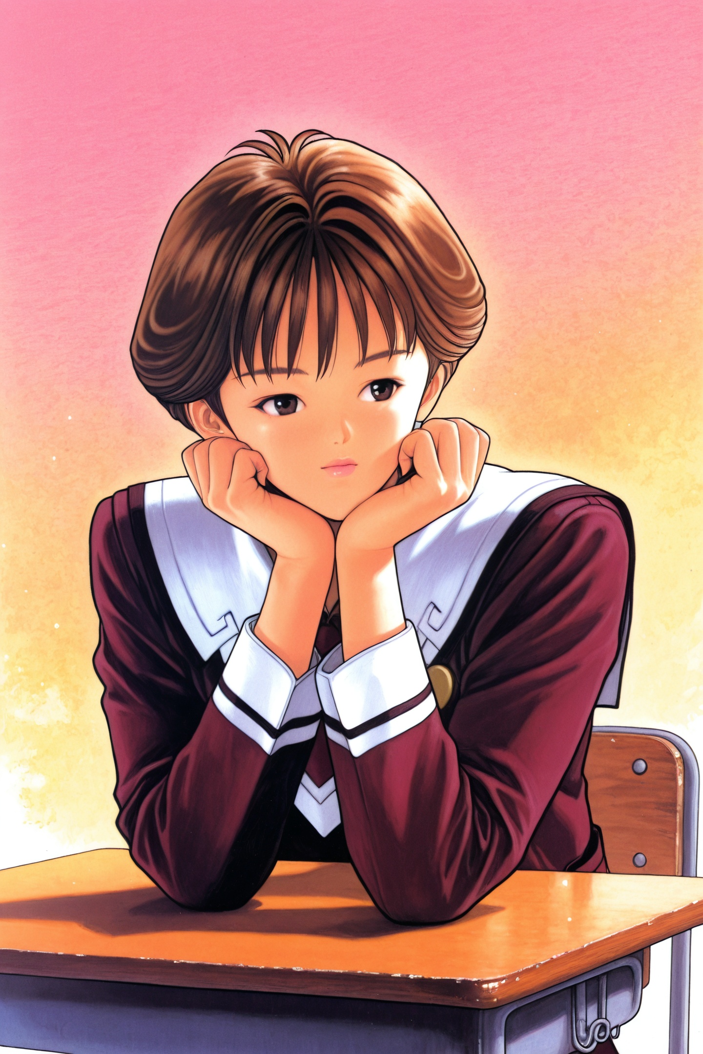 Katsura Masakazu Style,  Ami Kurimoto,  1girl on Tensor.Art