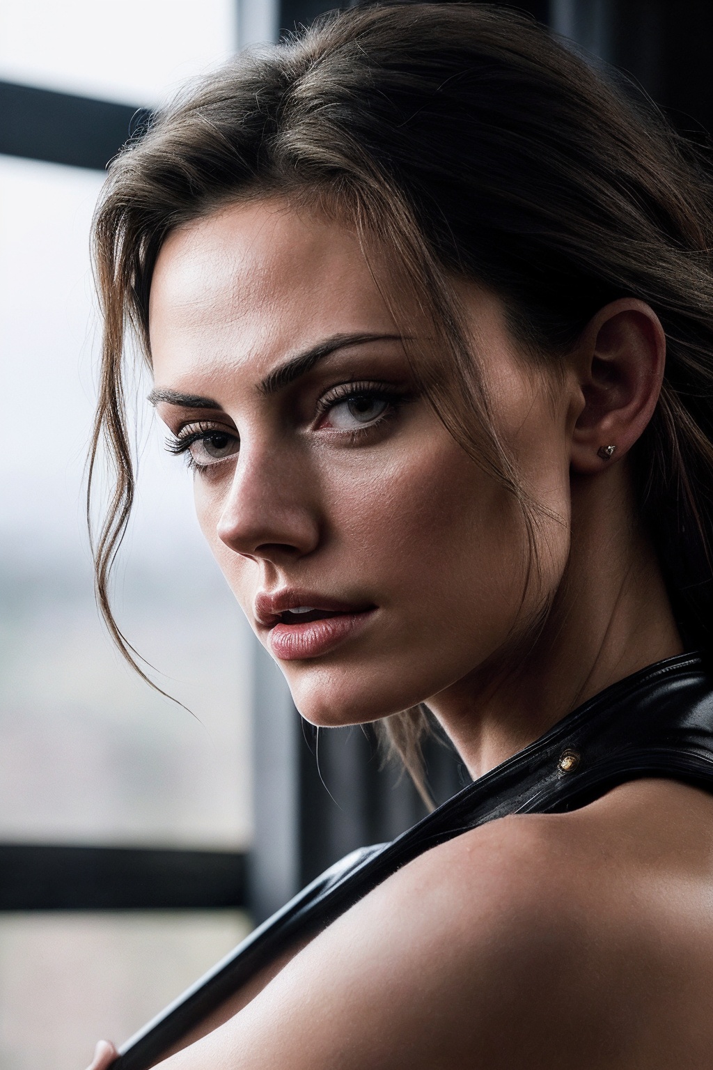 PhoebeT_SoloTI_v1,  (In a tattered,  once-black combat outfit on Tensor.Art