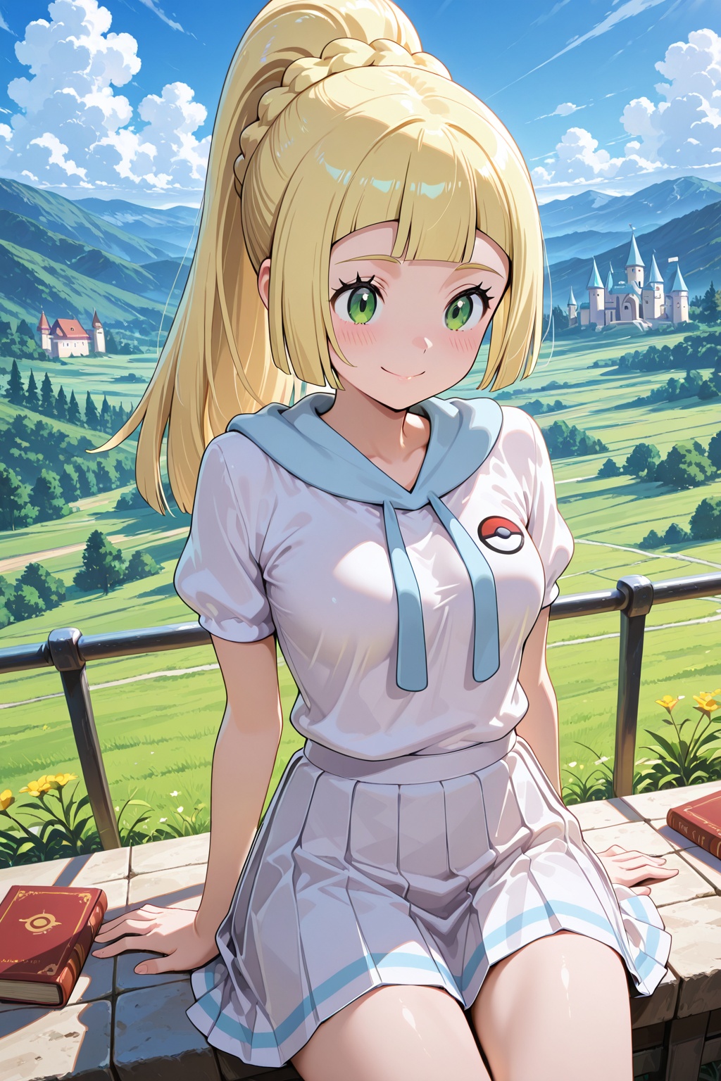 1girl,  lillie_(pokemon),  blonde_hair on Tensor.Art