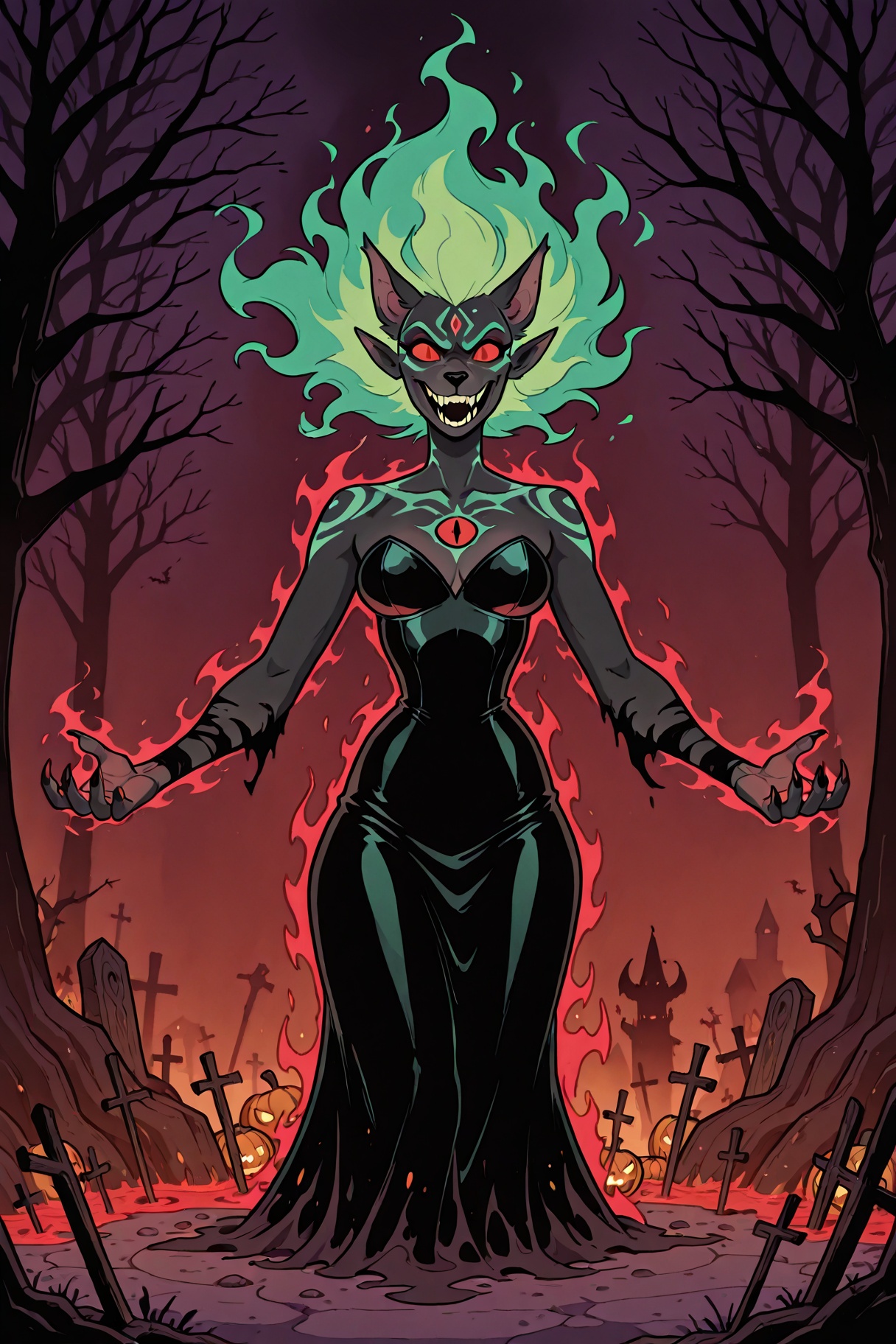 comicbook style,  colored lineart,  flat colors on Tensor.Art