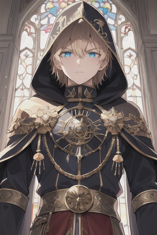 solo,  sharp eyes,  serious expression on Tensor.Art