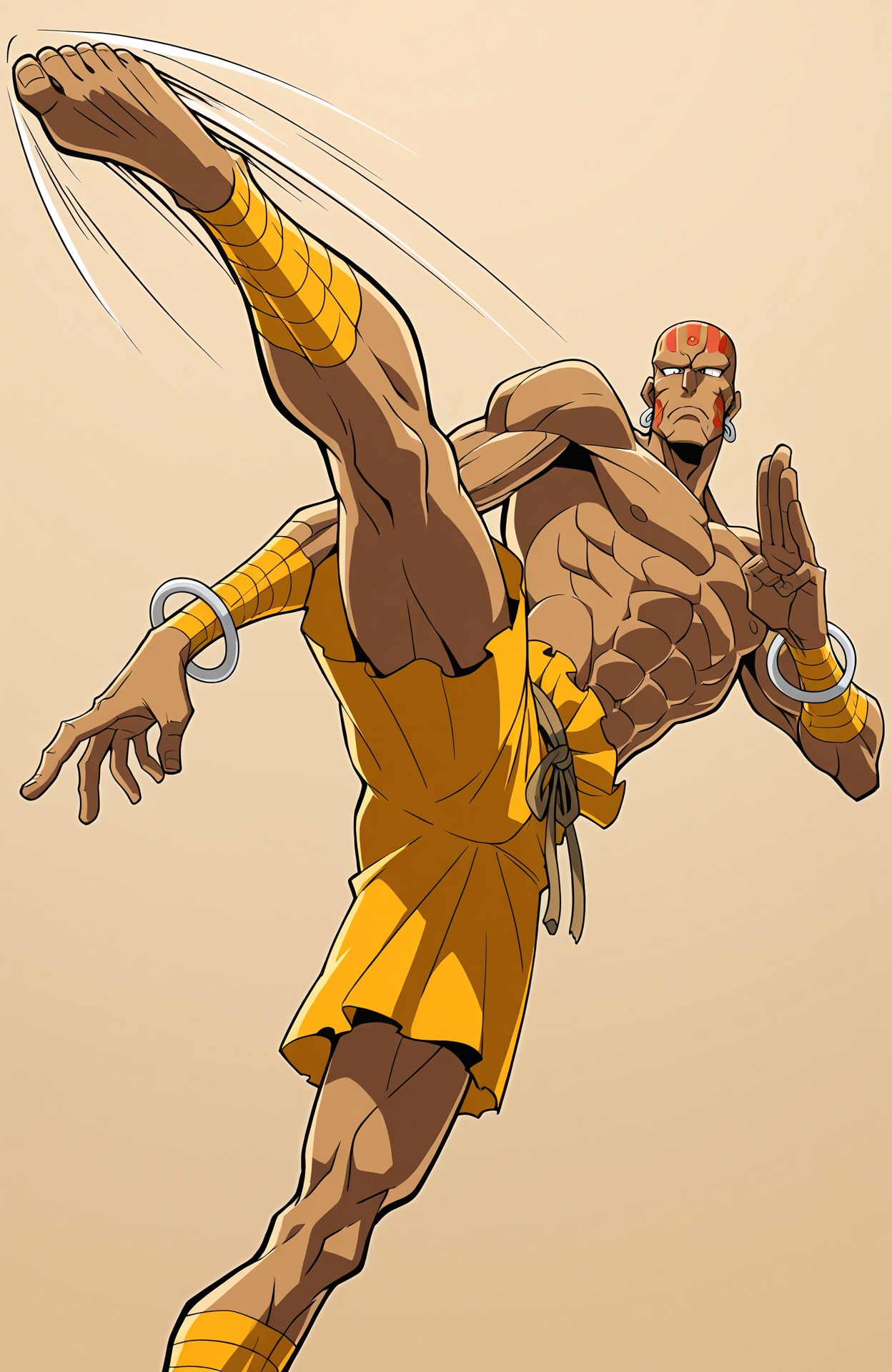 from below,  sf_dhalsim,  solo on Tensor.Art