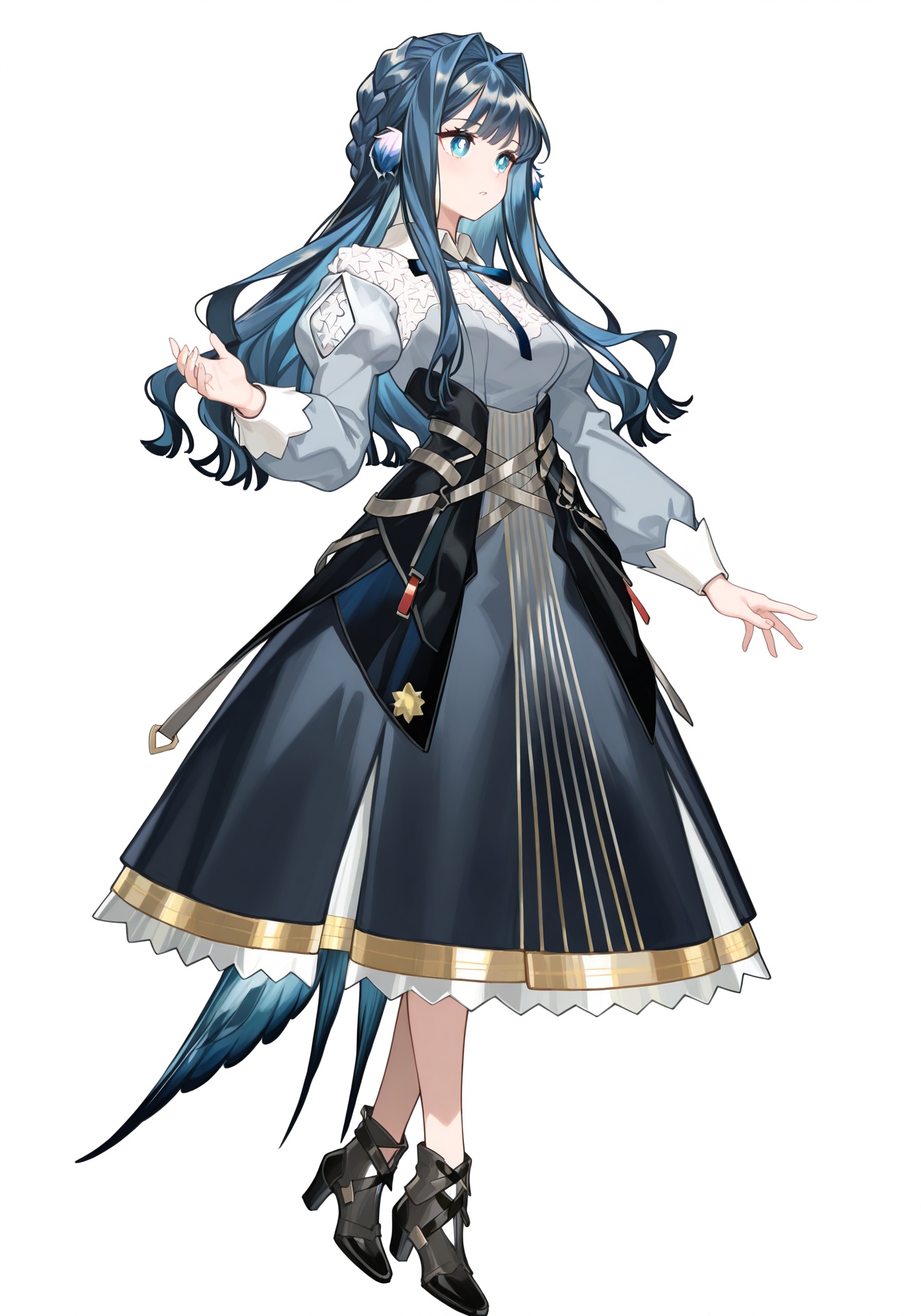 white background,  simple background,  arknightsgame on Tensor.Art