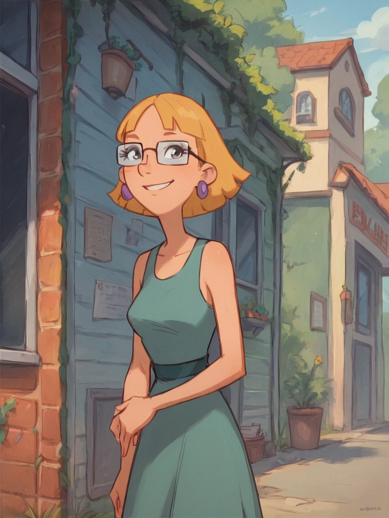 miriam,  1girl,  glasses on Tensor.Art