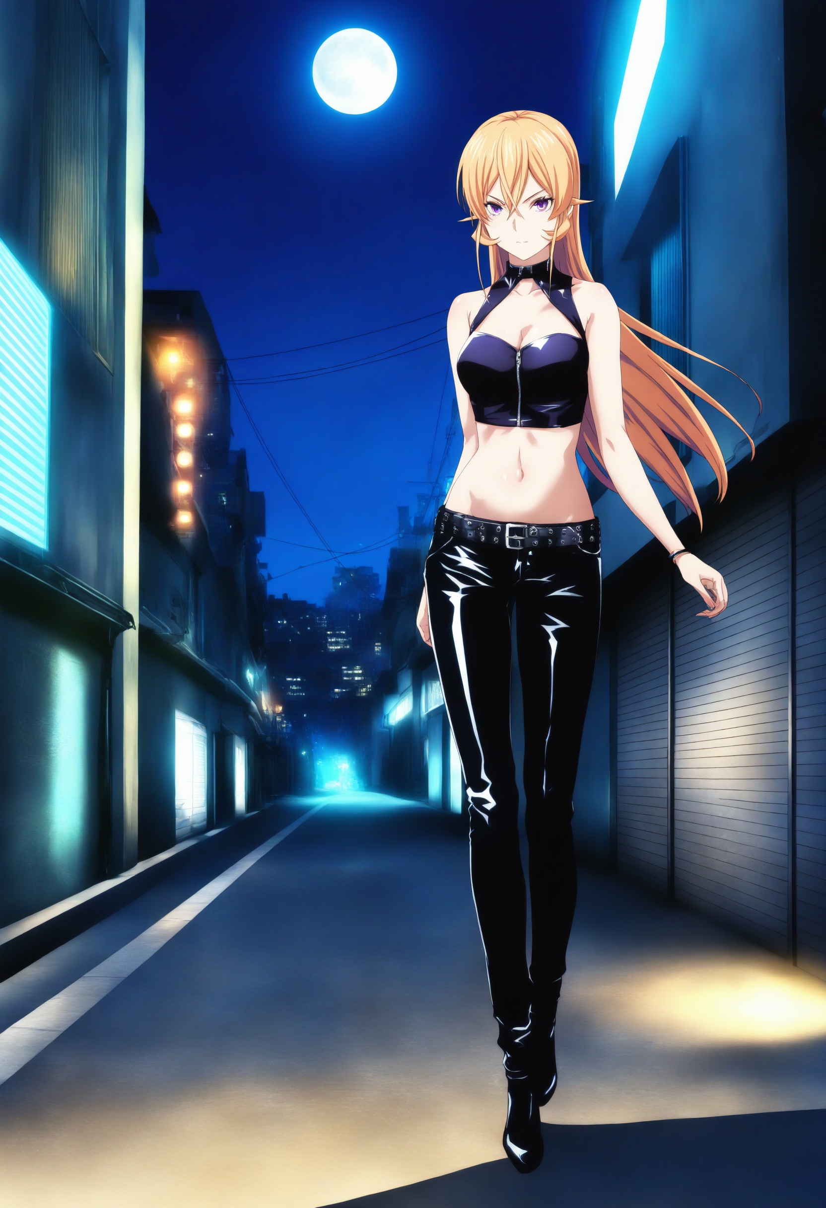 sysdeep_erina,  blonde hair,  purple eyes on Tensor.Art