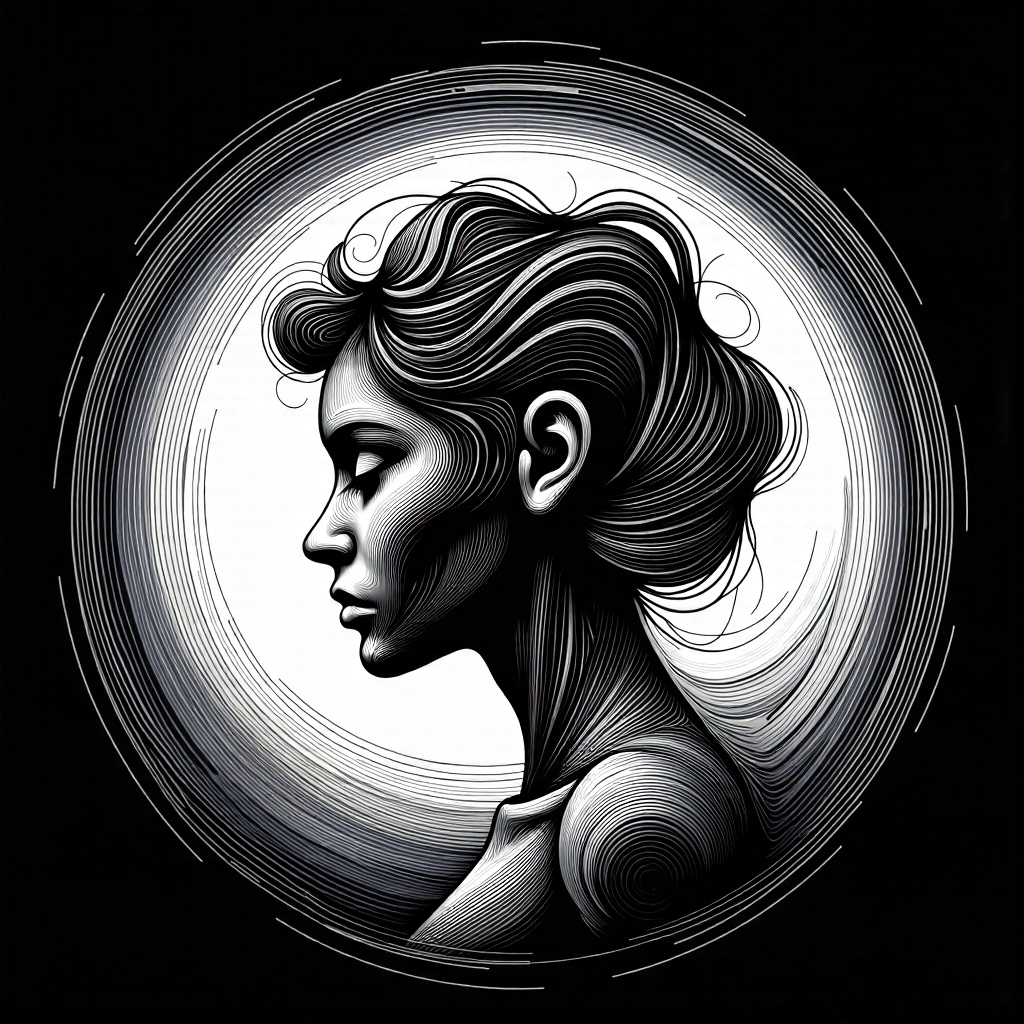 monochrome,  lineart,  dark on Tensor.Art