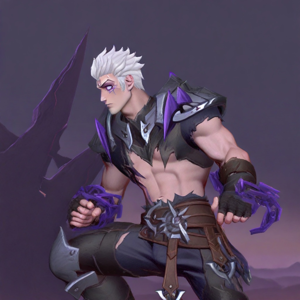 PhoevusML_facial marked male focus,  anime screencap,  masterpiece on Tensor.Art