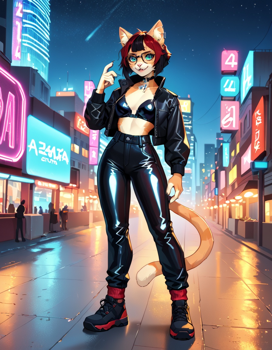 outdoors,  city,  night on Tensor.Art