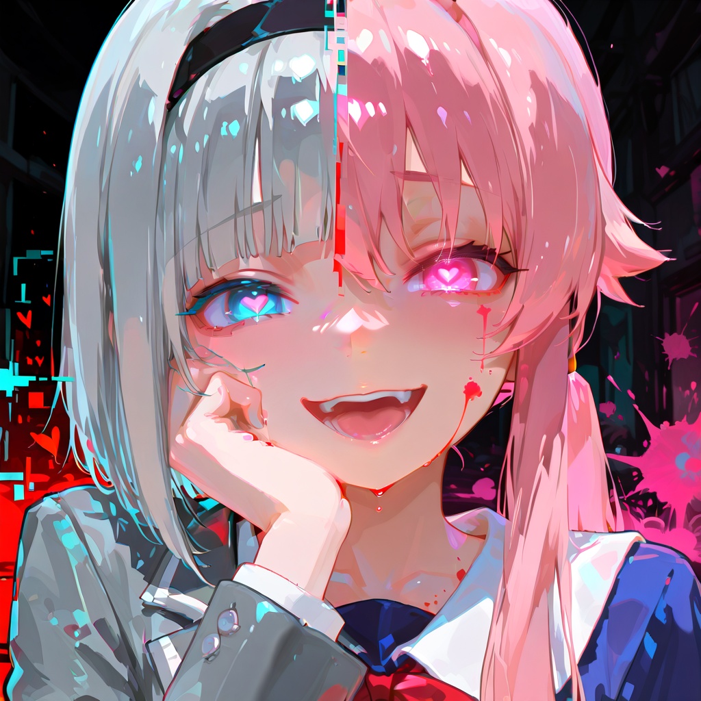 ADDBASE split theme:1.8,  red theme:1.6,  2girls on Tensor.Art