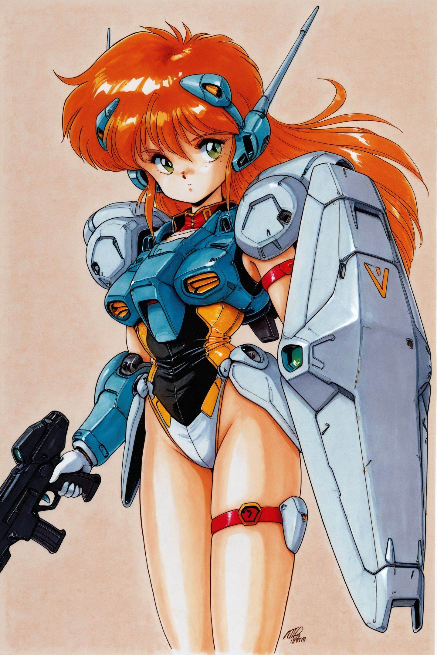 1girl,  mecha musume,  shield on Tensor.Art