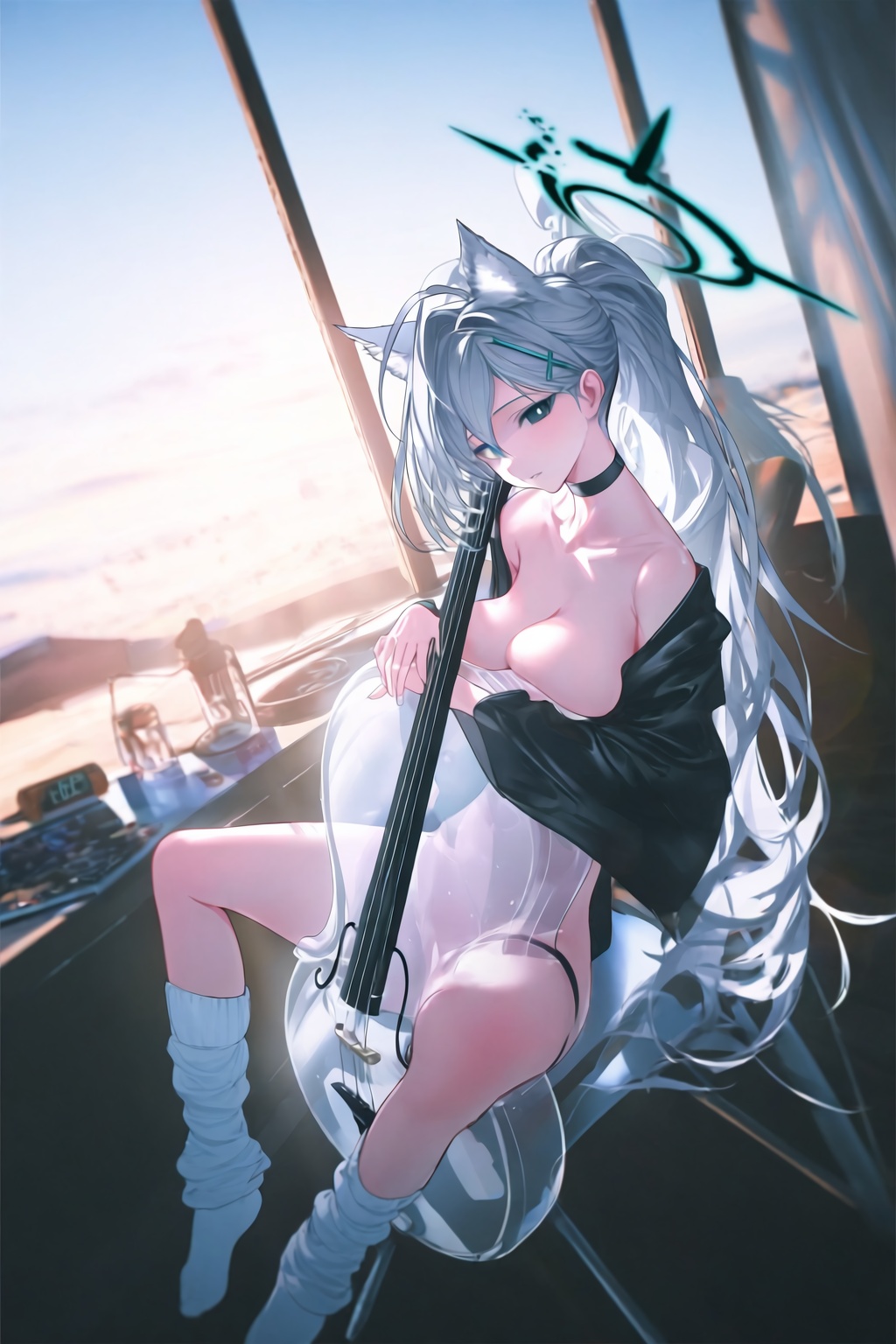 1girl,  1girl,  shiroko terror \(blue archive\) on Tensor.Art