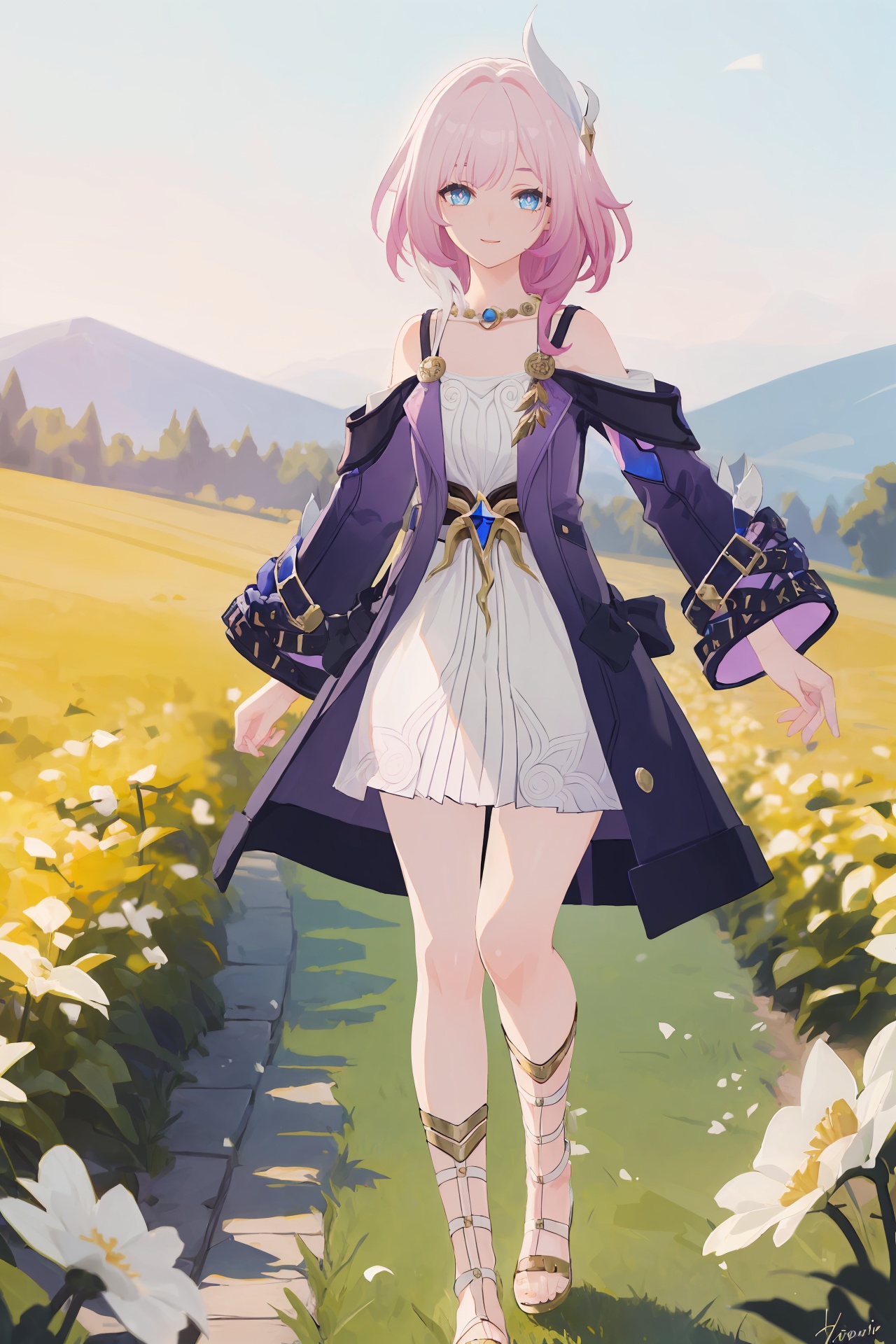 1girl,  cyrene \(honkai: star rail\),  solo on Tensor.Art