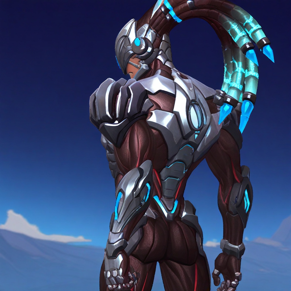 cyborg male focus,  AlphaML,  1cyborg male on Tensor.Art