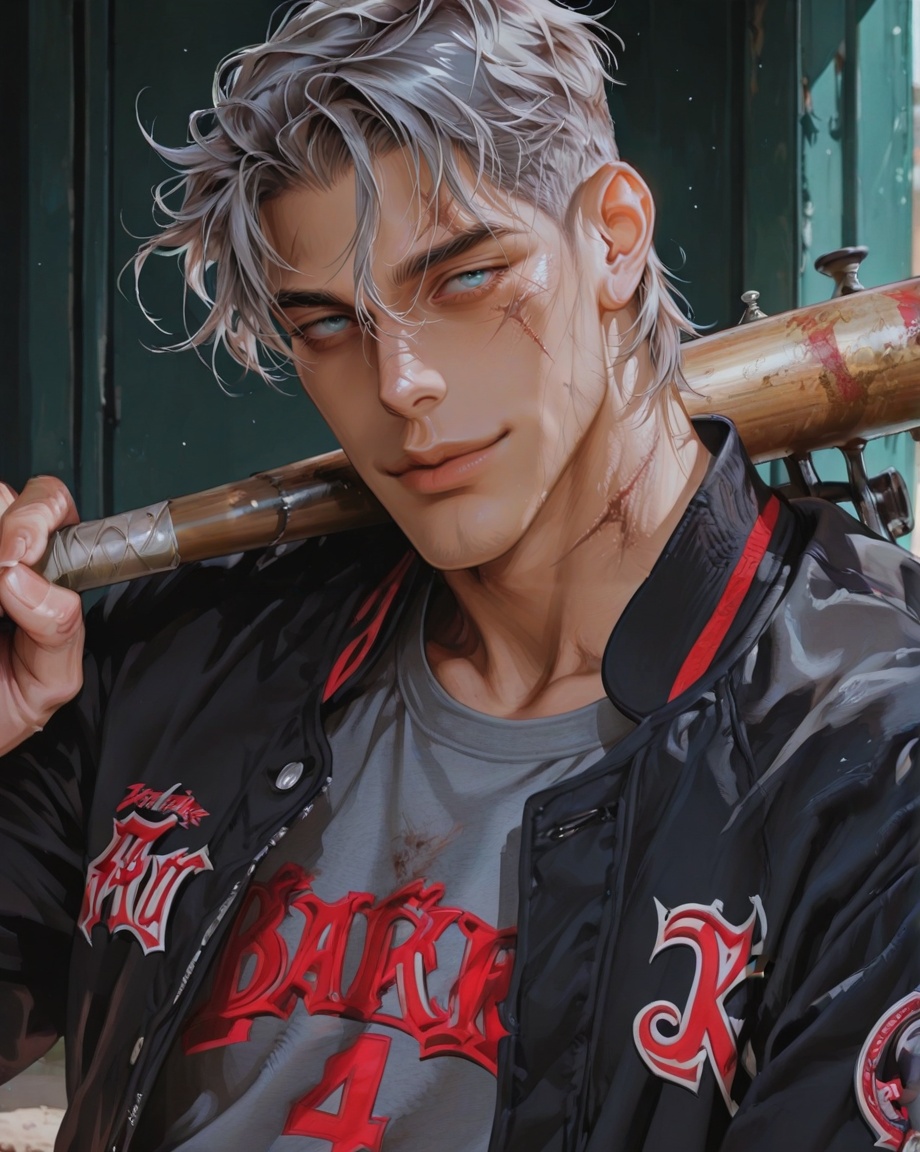 male focus,  solo,  mature on Tensor.Art