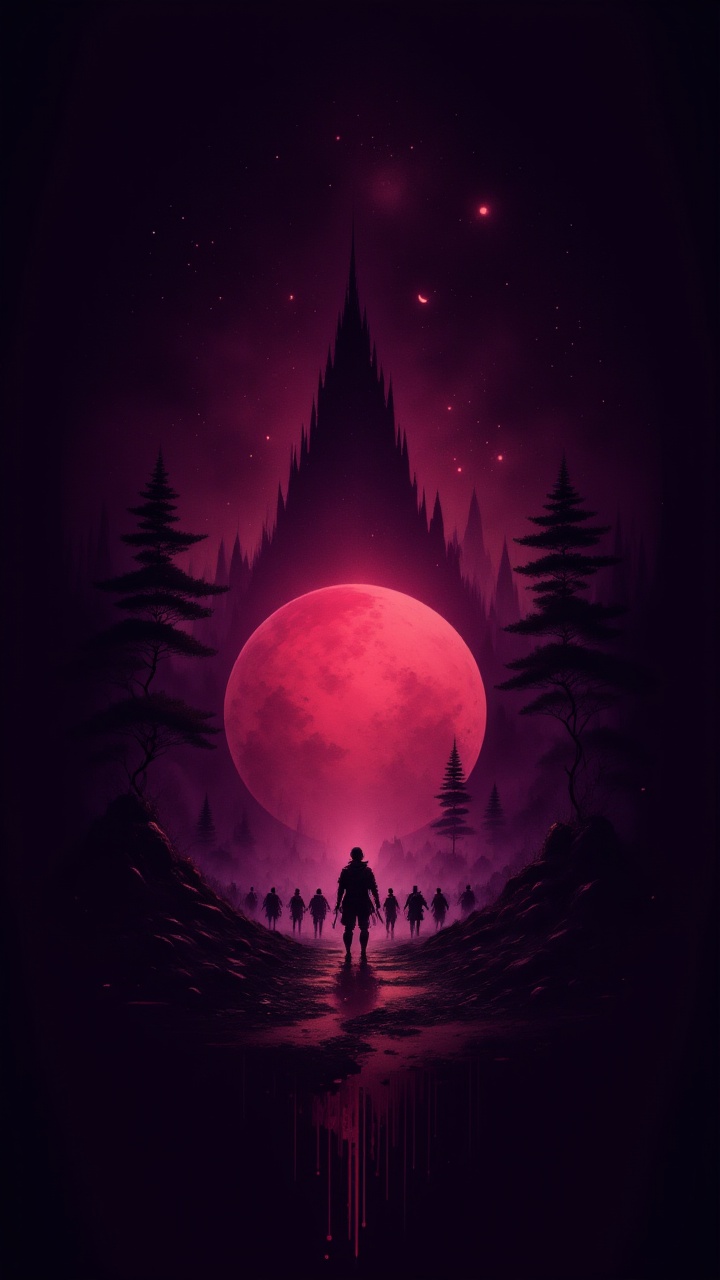 In the midst of a dark and inky blackness,  a group of rebels gather around a glowing red orb. The sky is a deep shade of...
