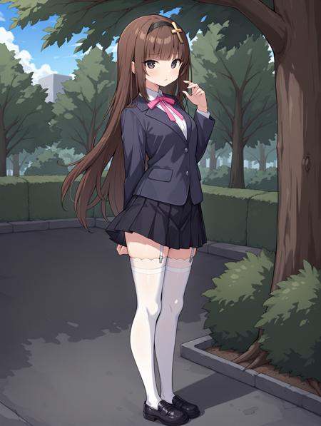 mizukikonoe,  hair ornament,  cross on Tensor.Art