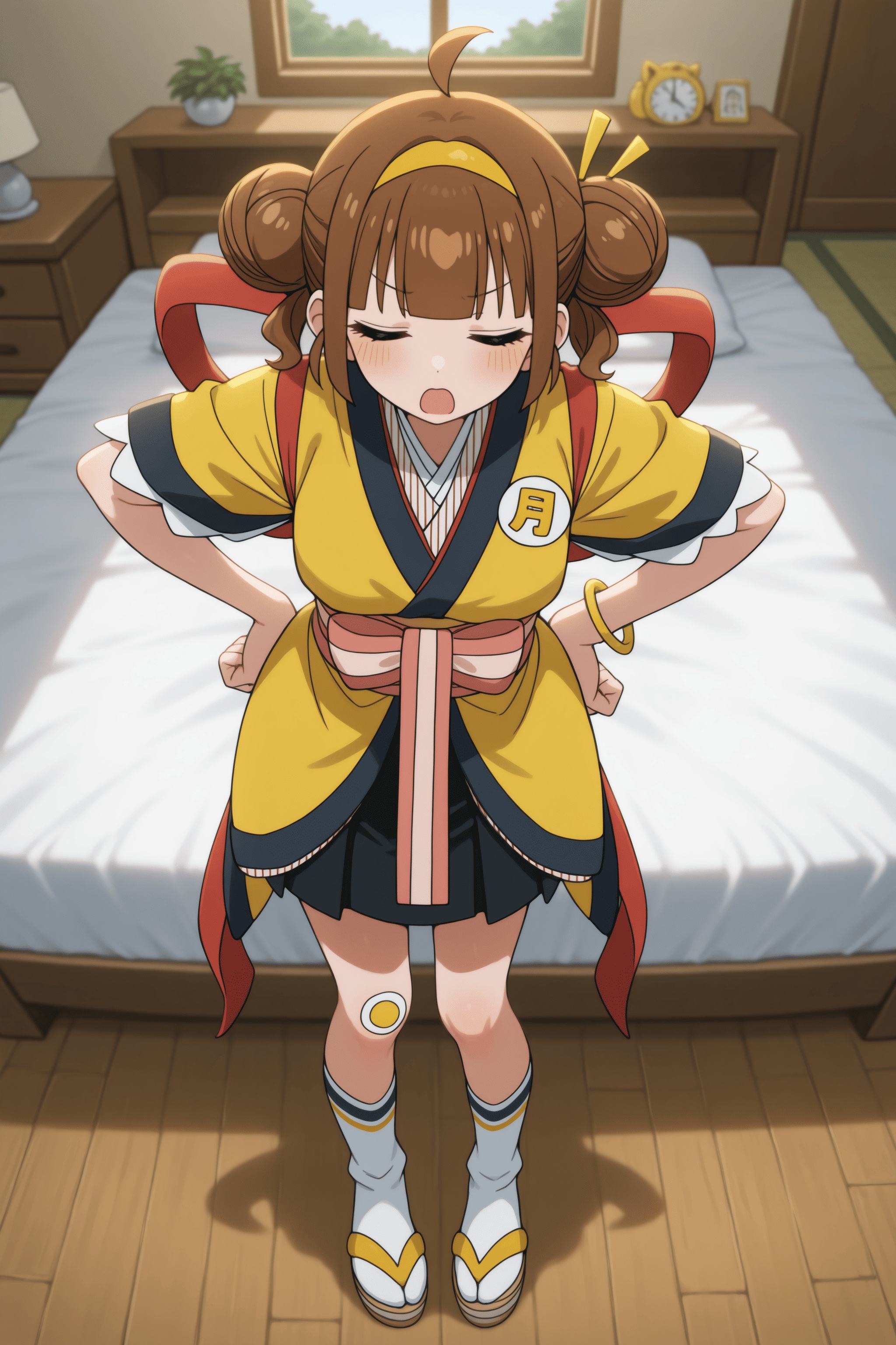 1girl,  imadake tsukimi tabemi,  brown hair on Tensor.Art